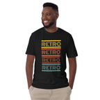 Retro - Short-Sleeve Unisex T-Shirt Unisex T-shirt Globally Fulfilled Printed Worldwide Retro