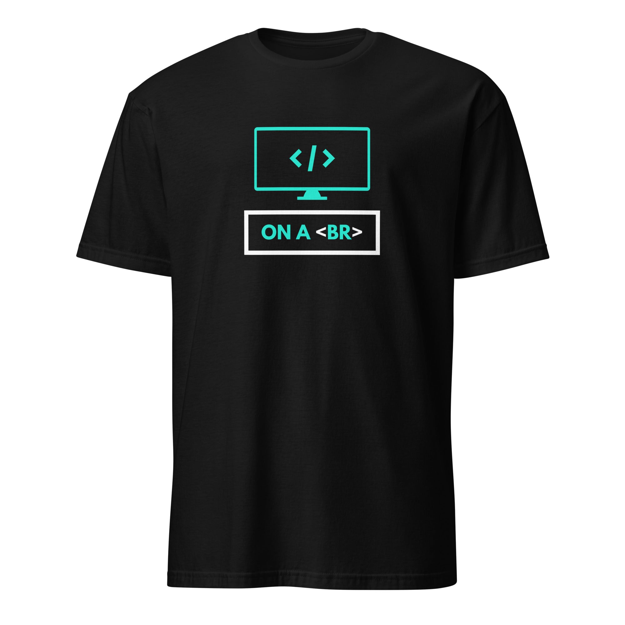 On A Break - Short-Sleeve Unisex T-Shirt Black Unisex T-shirt Globally Fulfilled Printed Worldwide Tech