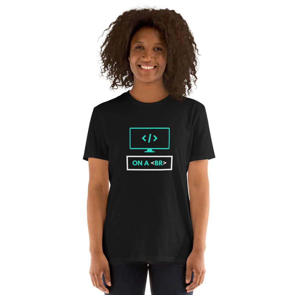 On A Break - Short-Sleeve Unisex T-Shirt Unisex T-shirt Globally Fulfilled Printed Worldwide Tech