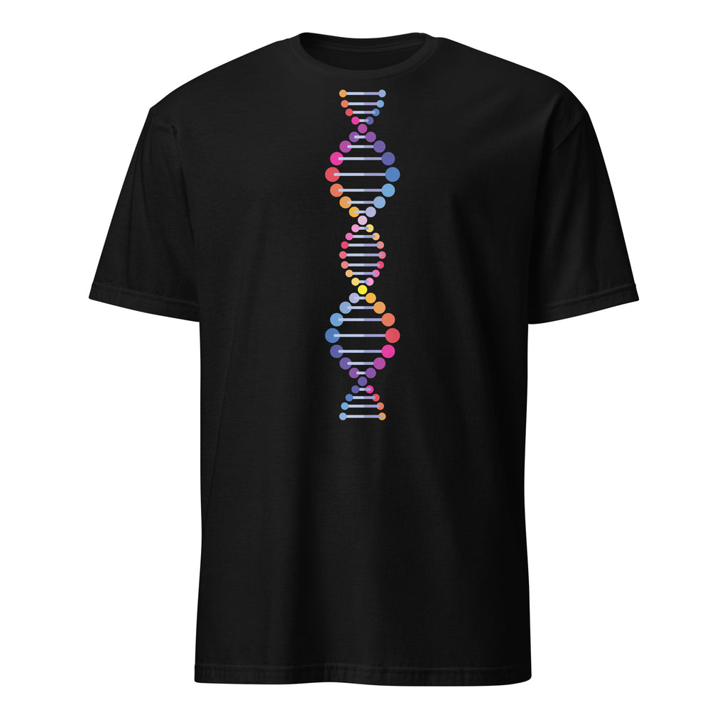 DNA - Short-Sleeve Unisex T-Shirt Black Unisex T-shirt Globally Fulfilled Printed Worldwide Science