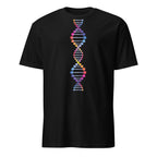 DNA - Short-Sleeve Unisex T-Shirt Black Unisex T-shirt Globally Fulfilled Printed Worldwide Science