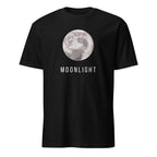 Moonlight - Short-Sleeve Unisex T-Shirt Black Unisex T-shirt Globally Fulfilled Printed Worldwide Space