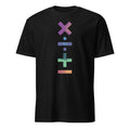 Maths Symbols - Short-Sleeve Unisex T-Shirt Black Unisex T-shirt Globally Fulfilled Maths Printed Worldwide