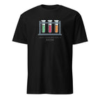 Test Tubes, Just Looking For A Reaction - Short-Sleeve Unisex T-Shirt Black Unisex T-shirt Globally Fulfilled Printed Worldwide Science