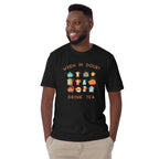 When In Doubt Drink Tea - Short-Sleeve Unisex T-Shirt Unisex T-shirt Globally Fulfilled Printed Worldwide Tea