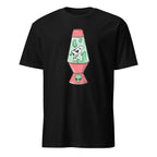 Alien Cow Lava Lamp - Short-Sleeve Unisex T-Shirt Black Unisex T-shirt Animal Globally Fulfilled Printed Worldwide Retro Sci Fi