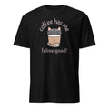 Coffee Has Me Feline Good - Short-Sleeve Unisex T-Shirt Black Unisex T-shirt Animal Coffee Globally Fulfilled Printed Worldwide