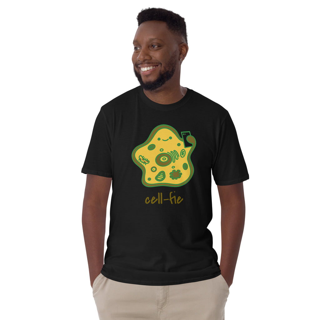 Cell-fie - Short-Sleeve Unisex T-Shirt Unisex T-shirt Globally Fulfilled Printed Worldwide Science