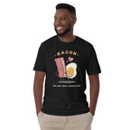 Bacon, You Are Truly Eggcellent - Short-Sleeve Unisex T-Shirt Unisex T-shirt food funny Globally Fulfilled Printed Worldwide