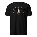 Coffee Fuel Gauge - Short-Sleeve Unisex T-Shirt Black Unisex T-shirt Coffee Globally Fulfilled