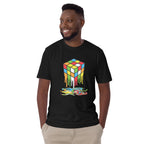 Melting Game Cube - Short-Sleeve Unisex T-Shirt Unisex T-shirt Games Globally Fulfilled