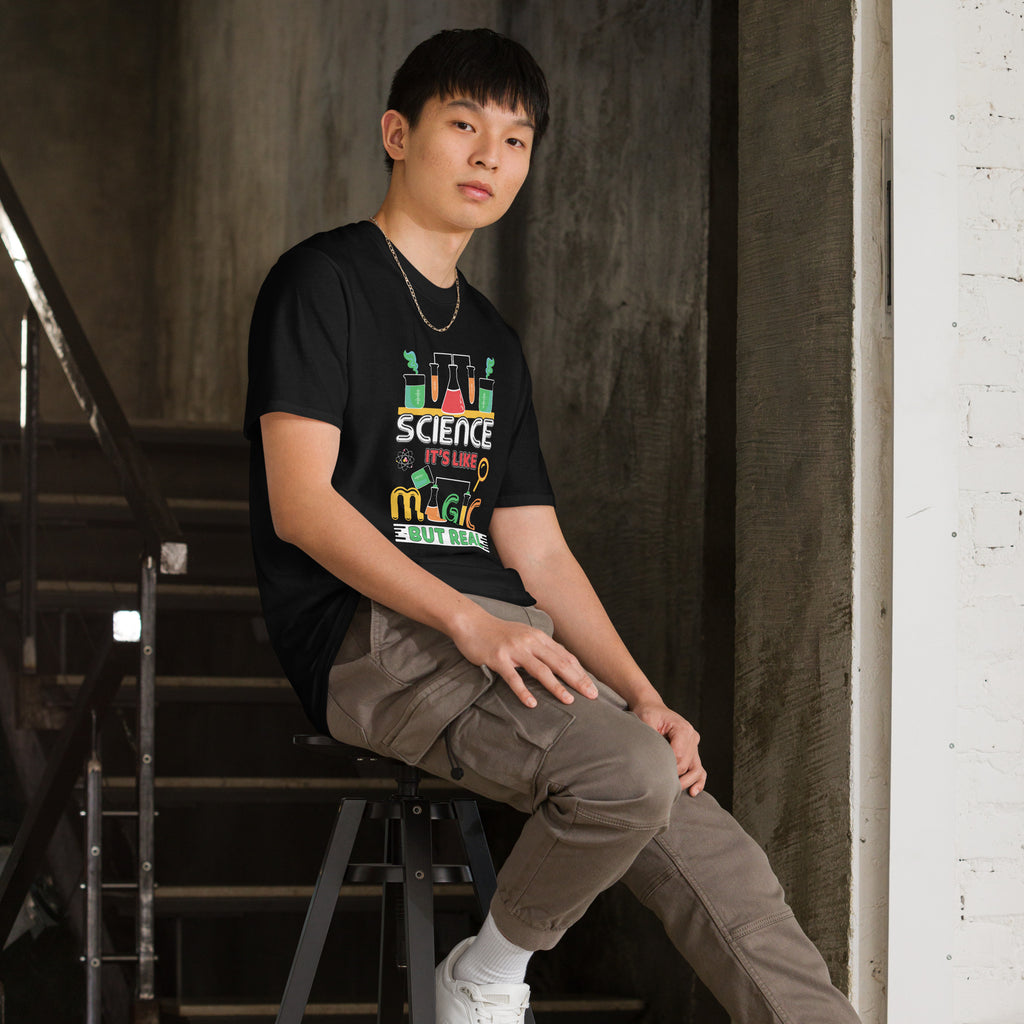 Science, It's Like Magic But Real - Short-Sleeve Unisex T-Shirt Unisex T-shirt Globally Fulfilled Science