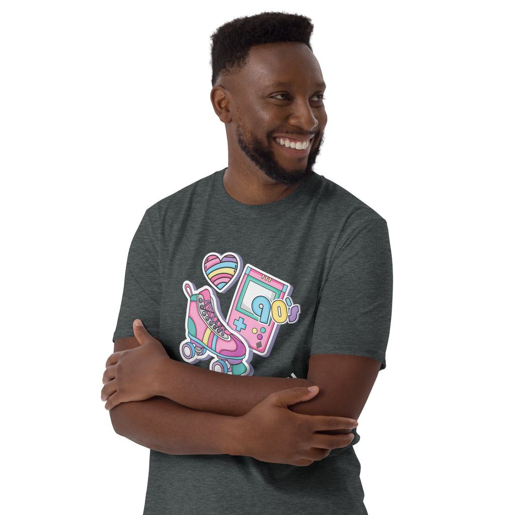 Take Me Back To The 90's - Short-Sleeve Unisex T-Shirt Unisex T-shirt Globally Fulfilled Printed Worldwide Retro