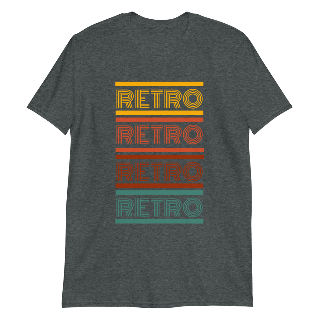 Retro - Short-Sleeve Unisex T-Shirt Dark Heather Retro