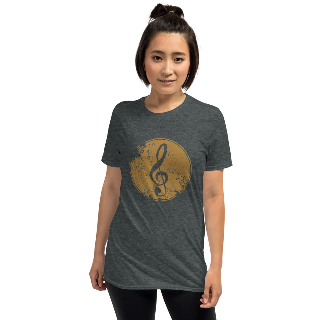Treble Clef - Short-Sleeve Unisex T-Shirt Music