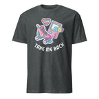 Take Me Back To The 90's - Short-Sleeve Unisex T-Shirt Dark Heather Unisex T-shirt Globally Fulfilled Printed Worldwide Retro