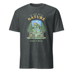 Be One With Nature - Short-Sleeve Unisex T-Shirt Dark Heather Unisex T-shirt Environment Globally Fulfilled Printed Worldwide