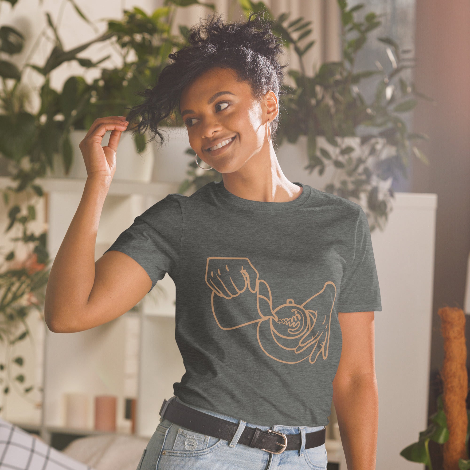 Barista - Short-Sleeve Unisex T-Shirt Unisex T-shirt Coffee Globally Fulfilled Printed Worldwide