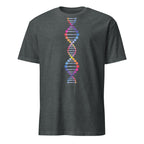 DNA - Short-Sleeve Unisex T-Shirt Dark Heather Unisex T-shirt Globally Fulfilled Printed Worldwide Science