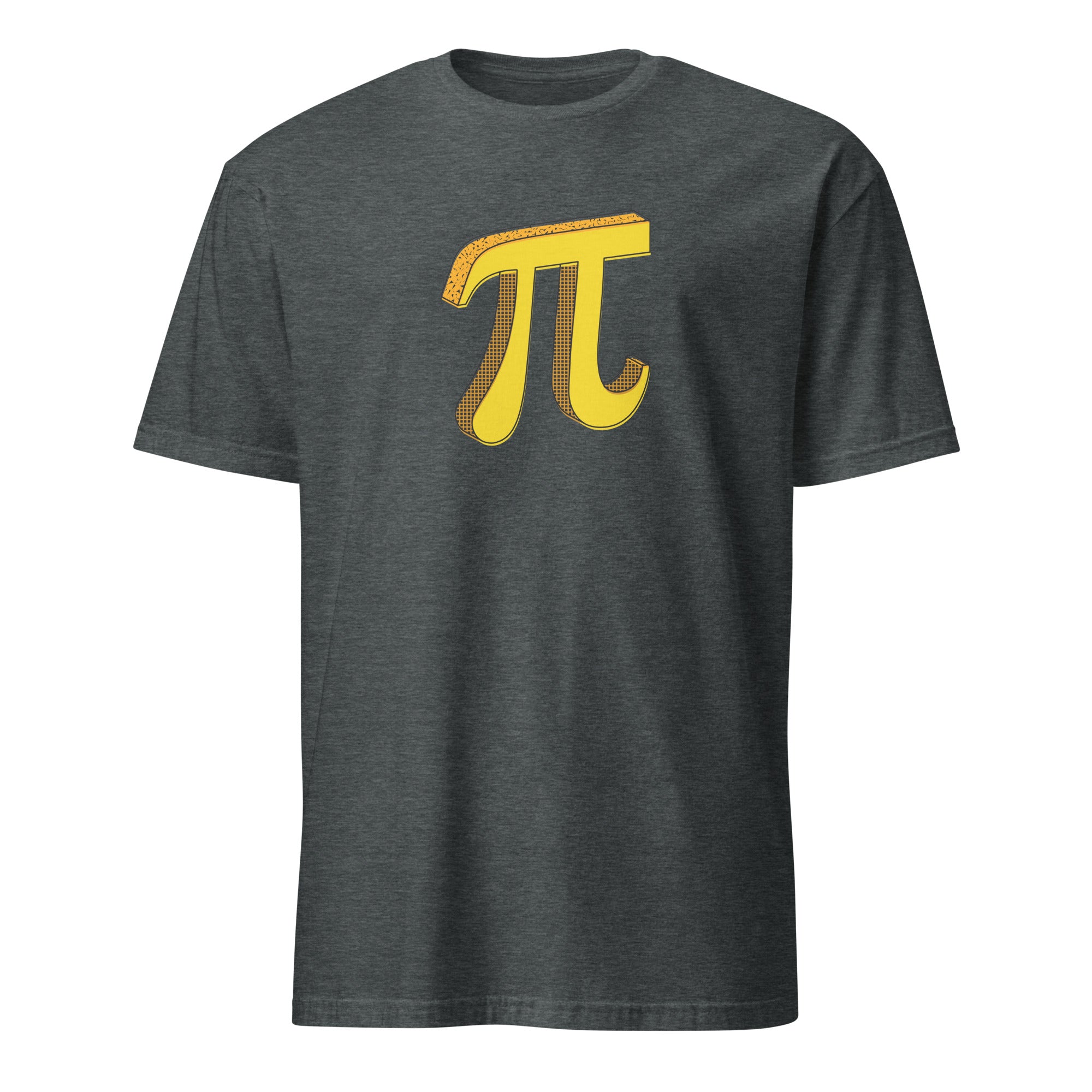 Pi - Short-Sleeve Unisex T-Shirt Dark Heather Unisex T-shirt Globally Fulfilled Printed Worldwide Science