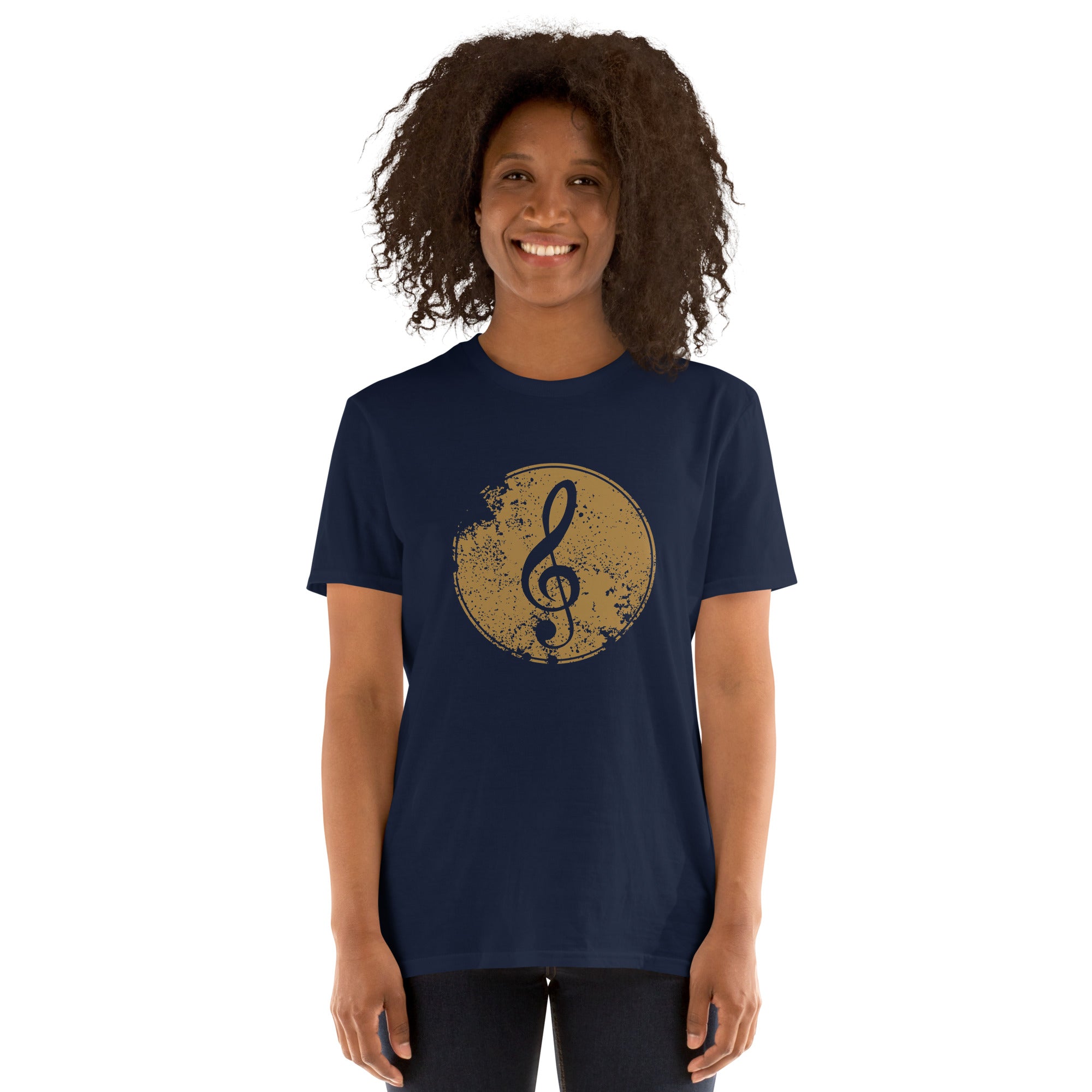 Treble Clef - Short-Sleeve Unisex T-Shirt Music