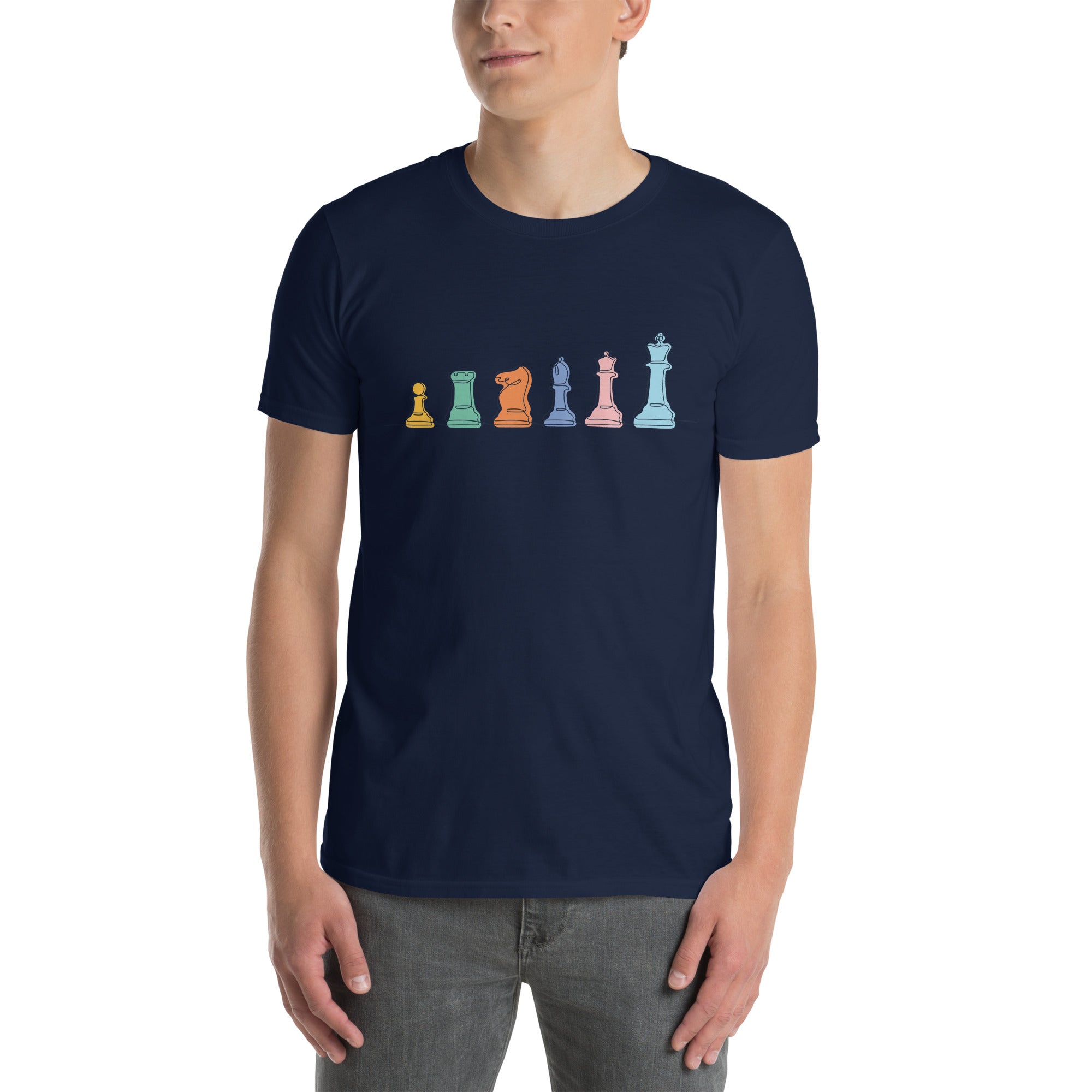 Chess - Short-Sleeve Unisex T-Shirt Unisex T-shirt Games Globally Fulfilled Printed Worldwide