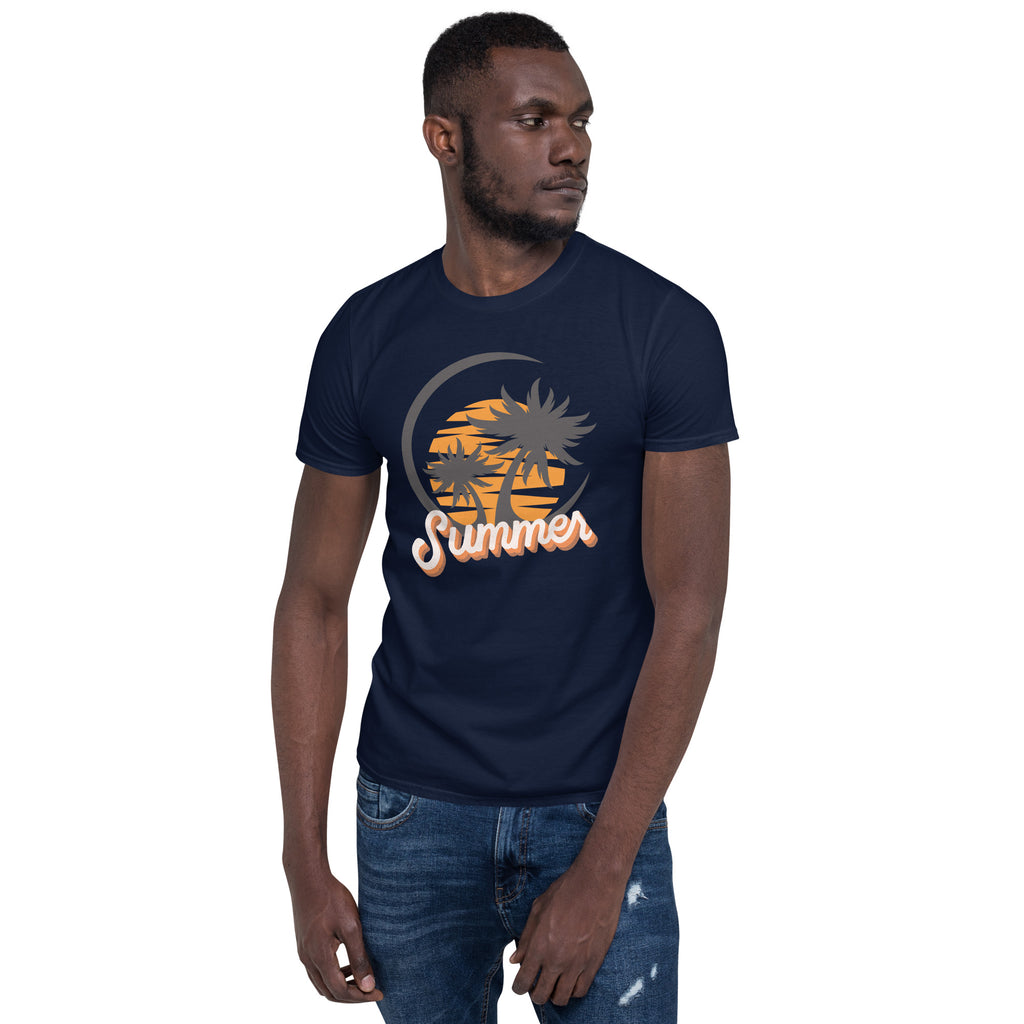 Retro Summer - Short-Sleeve Unisex T-Shirt Unisex T-shirt Globally Fulfilled Printed Worldwide Retro Summer