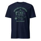 Specialty Coffee - Short-Sleeve Unisex T-Shirt Navy Unisex T-shirt Coffee Globally Fulfilled Printed Worldwide