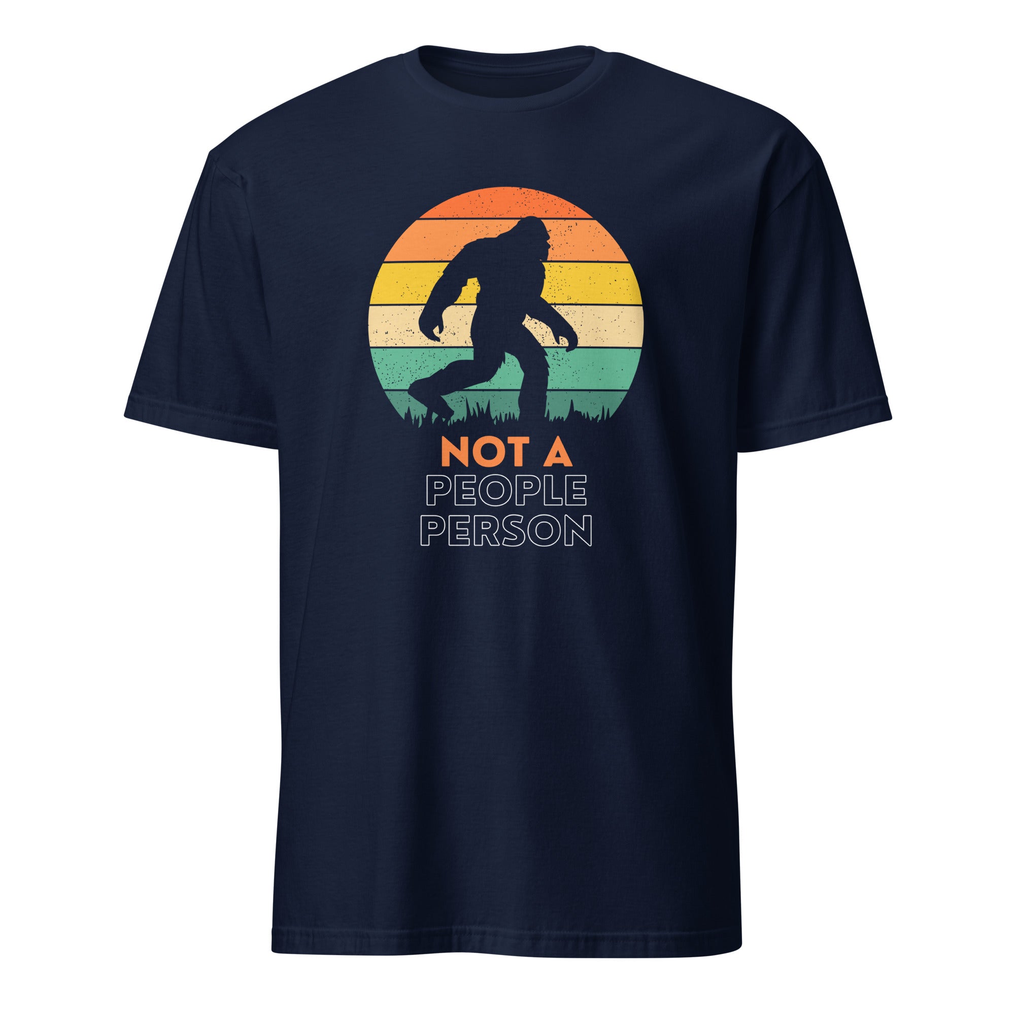 Not A People Person - Short-Sleeve Unisex T-Shirt Navy Unisex T-shirt Animal Funny Globally Fulfilled Printed Worldwide