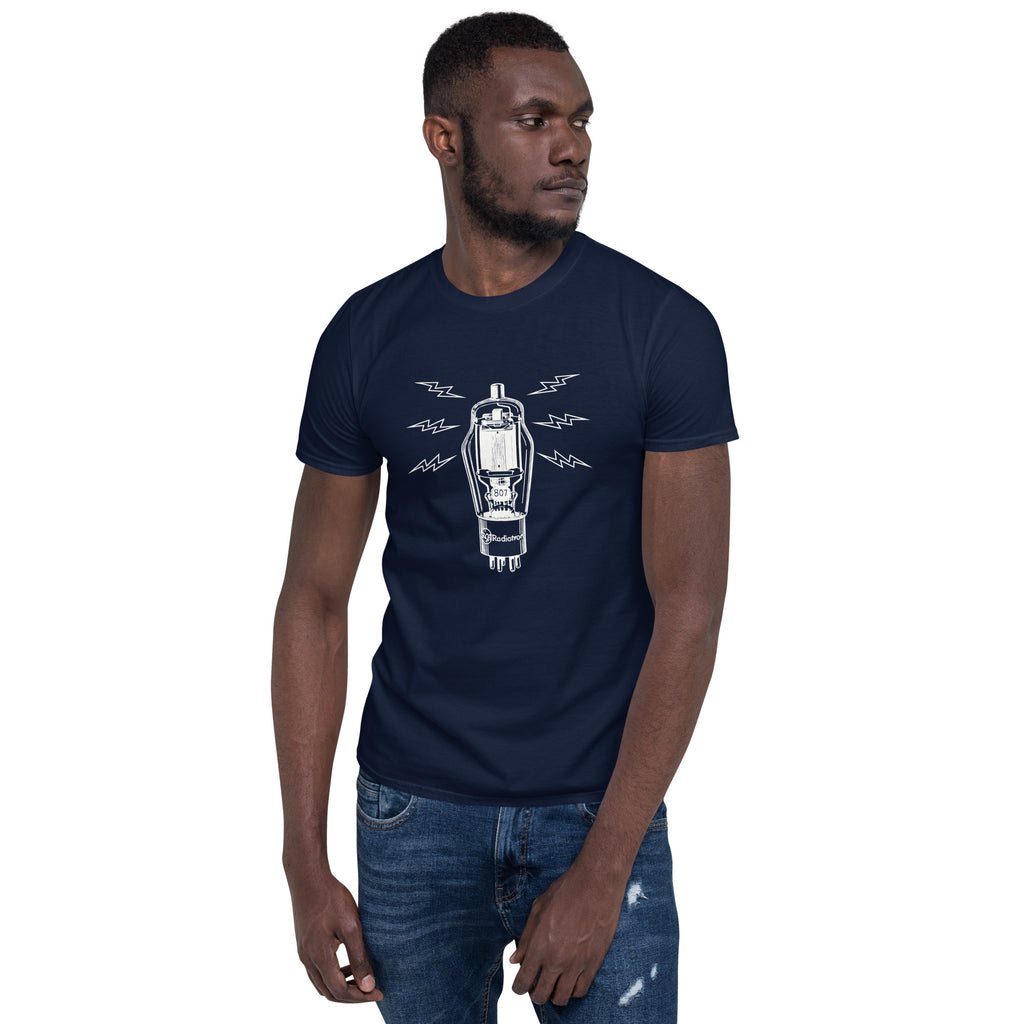 Amplifier Tube Valve - Short-Sleeve Unisex T-Shirt Unisex T-shirt Globally Fulfilled Music Printed Worldwide Retro