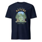 Be One With Nature - Short-Sleeve Unisex T-Shirt Navy Unisex T-shirt Environment Globally Fulfilled Printed Worldwide