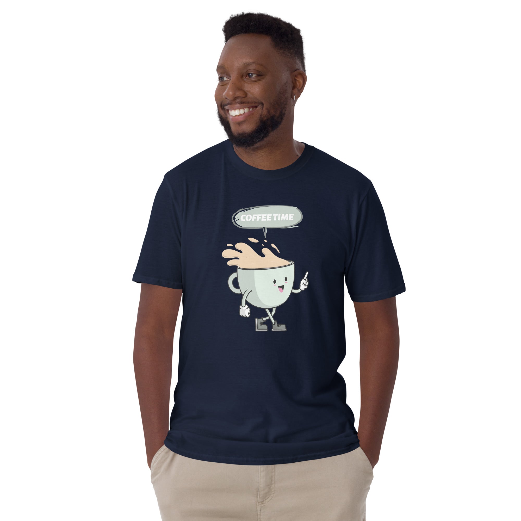 Coffee Time - Short-Sleeve Unisex T-Shirt Unisex T-shirt Coffee Globally Fulfilled Printed Worldwide