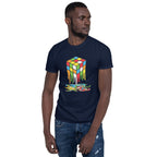 Melting Game Cube - Short-Sleeve Unisex T-Shirt Unisex T-shirt Games Globally Fulfilled