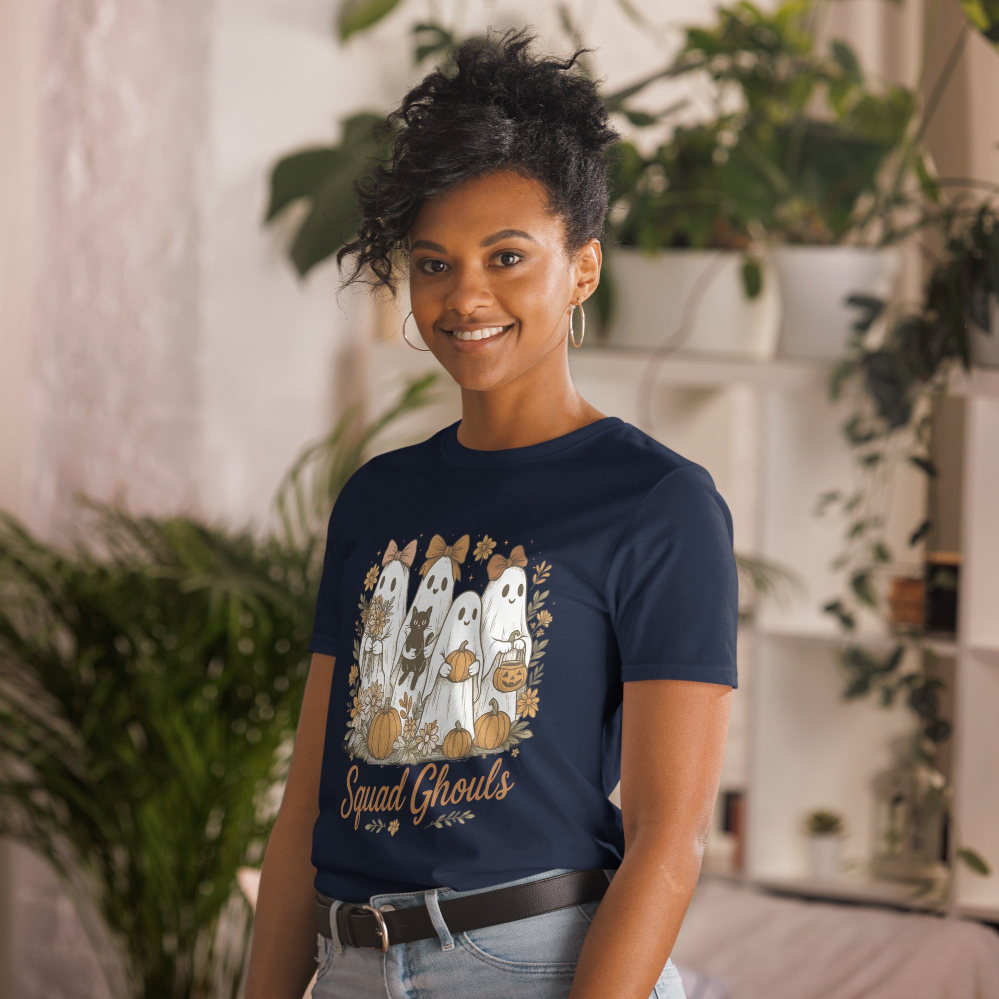 Squad Ghouls, Halloween - Short-Sleeve Unisex T-Shirt Unisex T-shirt Globally Fulfilled Halloween