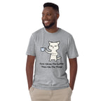 First I Drink The Coffee, Then I Do The Things, Cat - Short-Sleeve Unisex T-Shirt Unisex T-shirt Coffee Globally Fulfilled Printed Worldwide