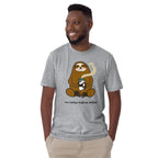 No Talkie Before Coffee, Sloth - Short-Sleeve Unisex T-Shirt Unisex T-shirt Coffee Globally Fulfilled Printed Worldwide