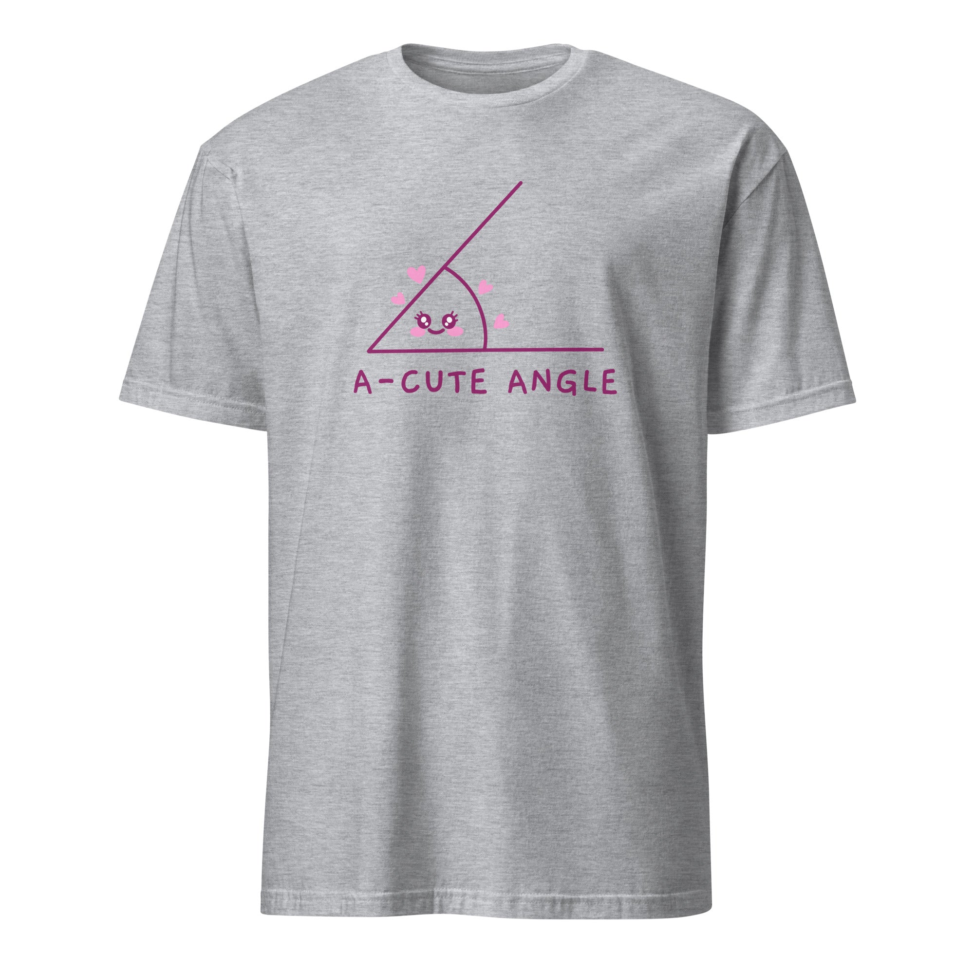A-Cute Angle - Short-Sleeve Unisex T-Shirt Sport Grey Unisex T-shirt Globally Fulfilled Maths Printed Worldwide