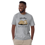 Sleepy Slothitude - Short-Sleeve Unisex T-Shirt Unisex T-shirt Animal Globally Fulfilled Printed Worldwide