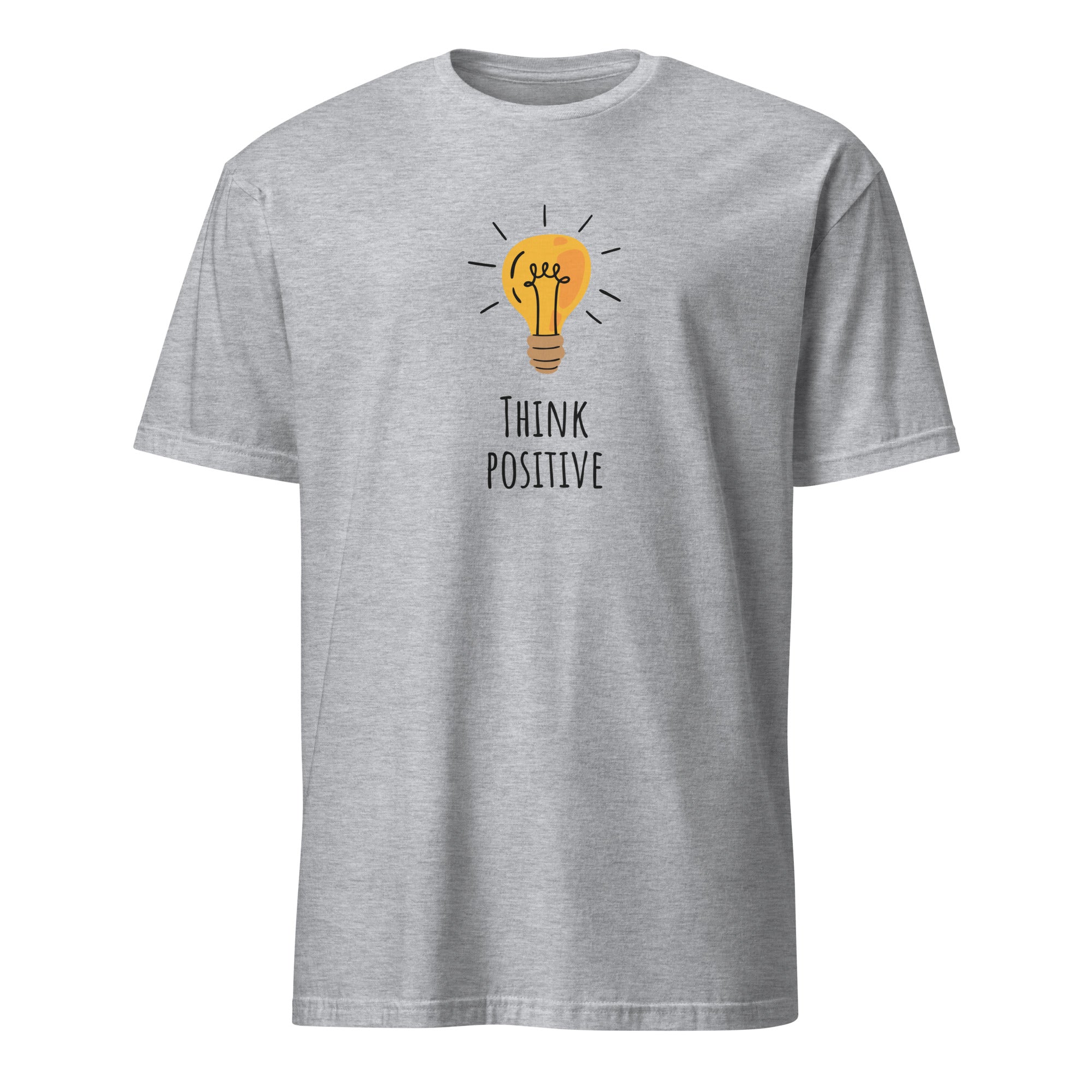 Think Positive - Short-Sleeve Unisex T-Shirt Sport Grey Unisex T-shirt Globally Fulfilled Positivity Printed Worldwide