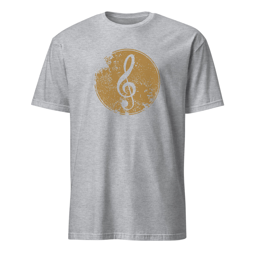 Treble Clef - Short-Sleeve Unisex T-Shirt Sport Grey Unisex T-shirt Globally Fulfilled Music Printed Worldwide