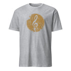 Treble Clef - Short-Sleeve Unisex T-Shirt Sport Grey Unisex T-shirt Globally Fulfilled Music Printed Worldwide