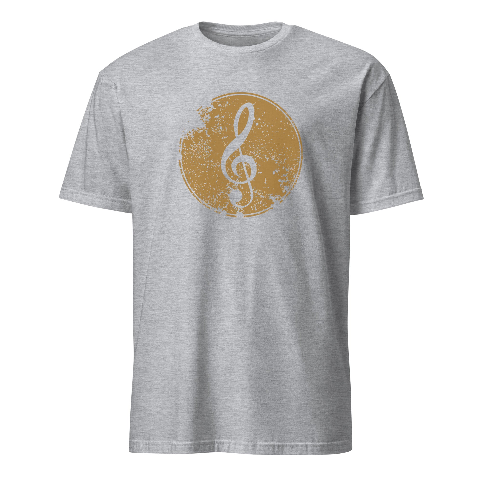 Treble Clef - Short-Sleeve Unisex T-Shirt Sport Grey Unisex T-shirt Globally Fulfilled Music Printed Worldwide
