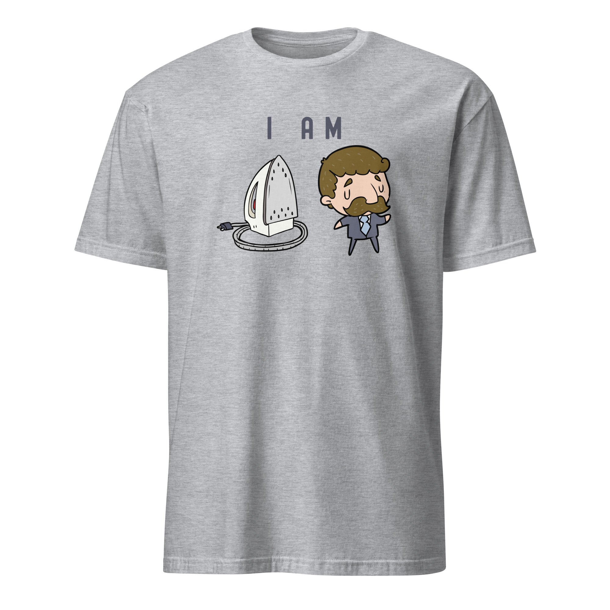 I Am Ironing Man - Short-Sleeve Unisex T-Shirt Sport Grey Unisex T-shirt Comic Globally Fulfilled Printed Worldwide