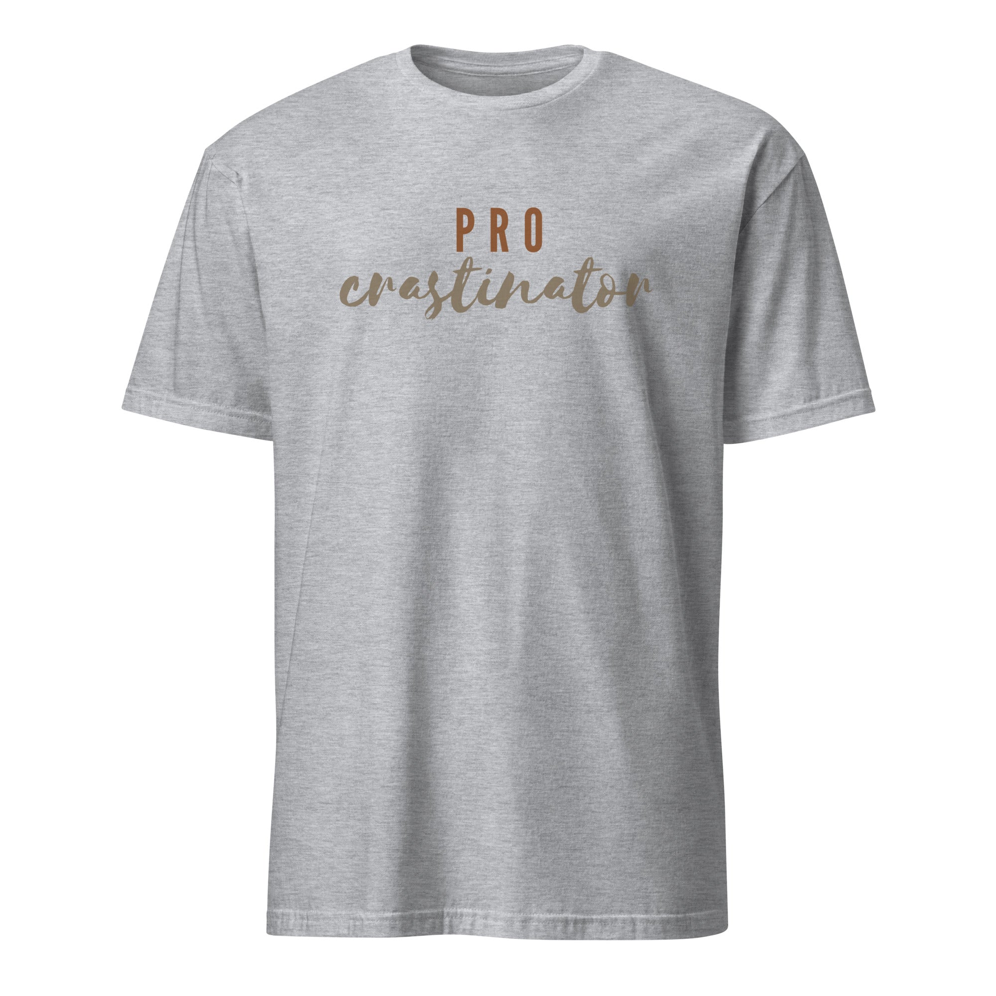 Procrastinator - Short-Sleeve Unisex T-Shirt Sport Grey Unisex T-shirt Globally Fulfilled Printed Worldwide