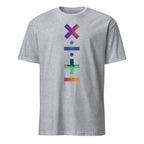 Maths Symbols - Short-Sleeve Unisex T-Shirt Sport Grey Unisex T-shirt Globally Fulfilled Maths Printed Worldwide