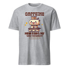 Caffeine Maintains My Sunny Personality - Short-Sleeve Unisex T-Shirt Sport Grey Unisex T-shirt Coffee Globally Fulfilled Printed Worldwide