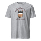 Coffee Has Me Feline Good - Short-Sleeve Unisex T-Shirt Sport Grey Unisex T-shirt Animal Coffee Globally Fulfilled Printed Worldwide