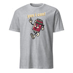 Yes I Can - Short-Sleeve Unisex T-Shirt Sport Grey Unisex T-shirt Food Globally Fulfilled Printed Worldwide Retro