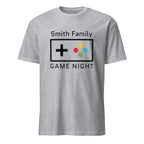 Personalised - Family Game Night - Short-Sleeve Unisex T-Shirt Sport Grey Personalised T-shirt Customise Games Globally Fulfilled Personalise