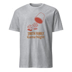Personalised - Family Game Night 2, Change Name - Short-Sleeve Unisex T-Shirt Sport Grey Personalised T-shirt Customise Games Globally Fulfilled Personalise